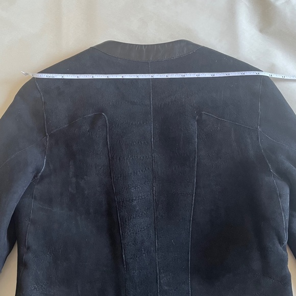 Rag Bone Subi Reversible Sheepskin Shearling Black Winter‎ Leather Sherpa Jacket - Picture 13 of 13